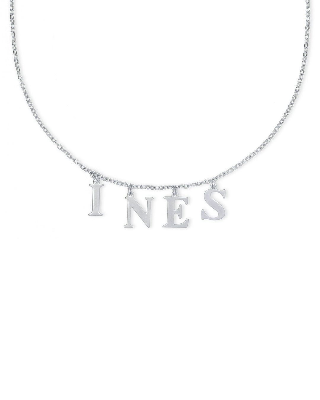 Collier Prénom Personnalisé Argent