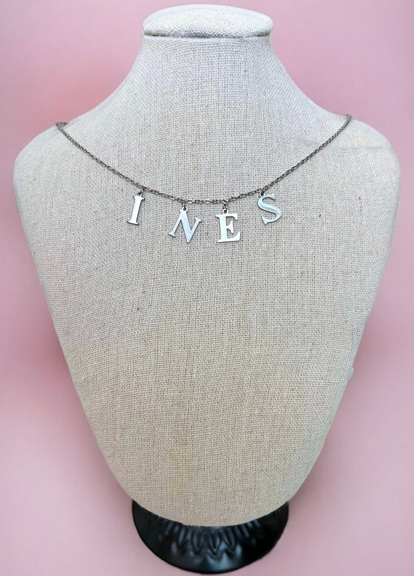 Collier Prénom Personnalisé Argent