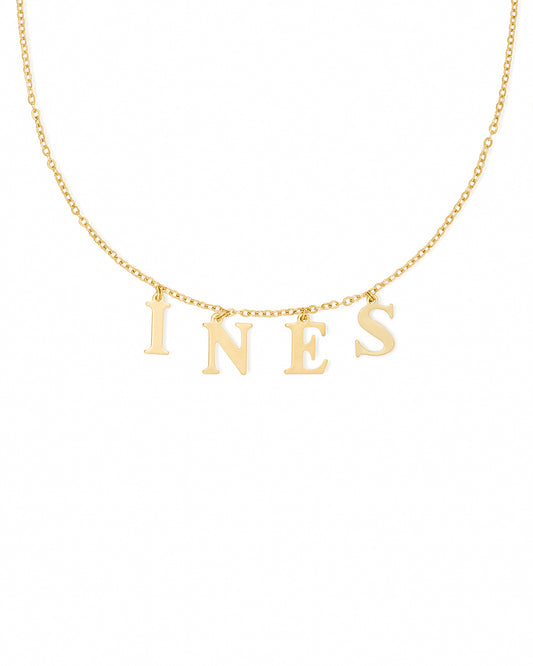 Collier Prénom Personnalisé Or